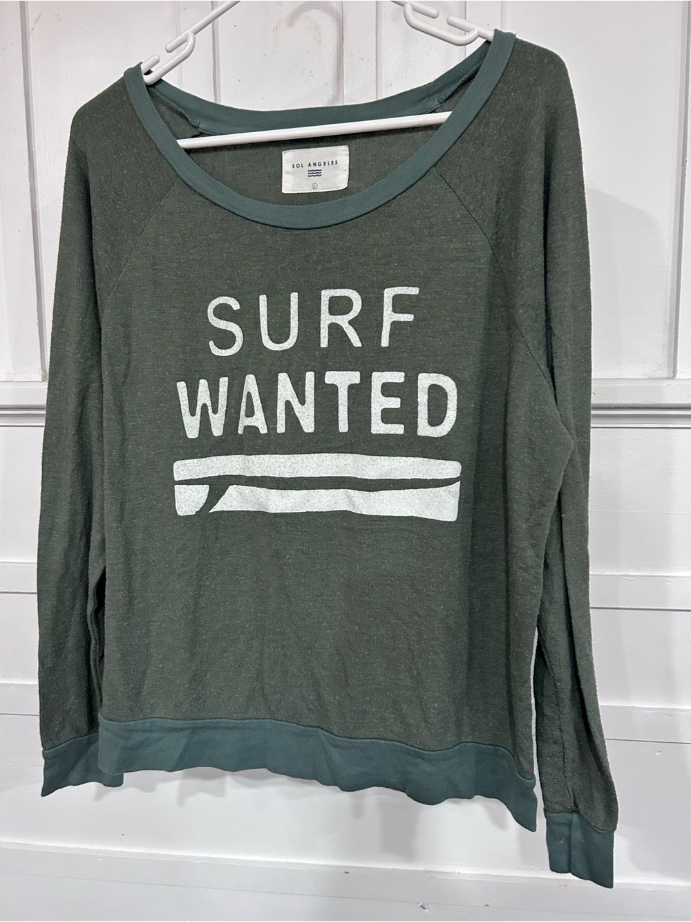 Sol Angeles Surf Graphic Crewneck - Olive